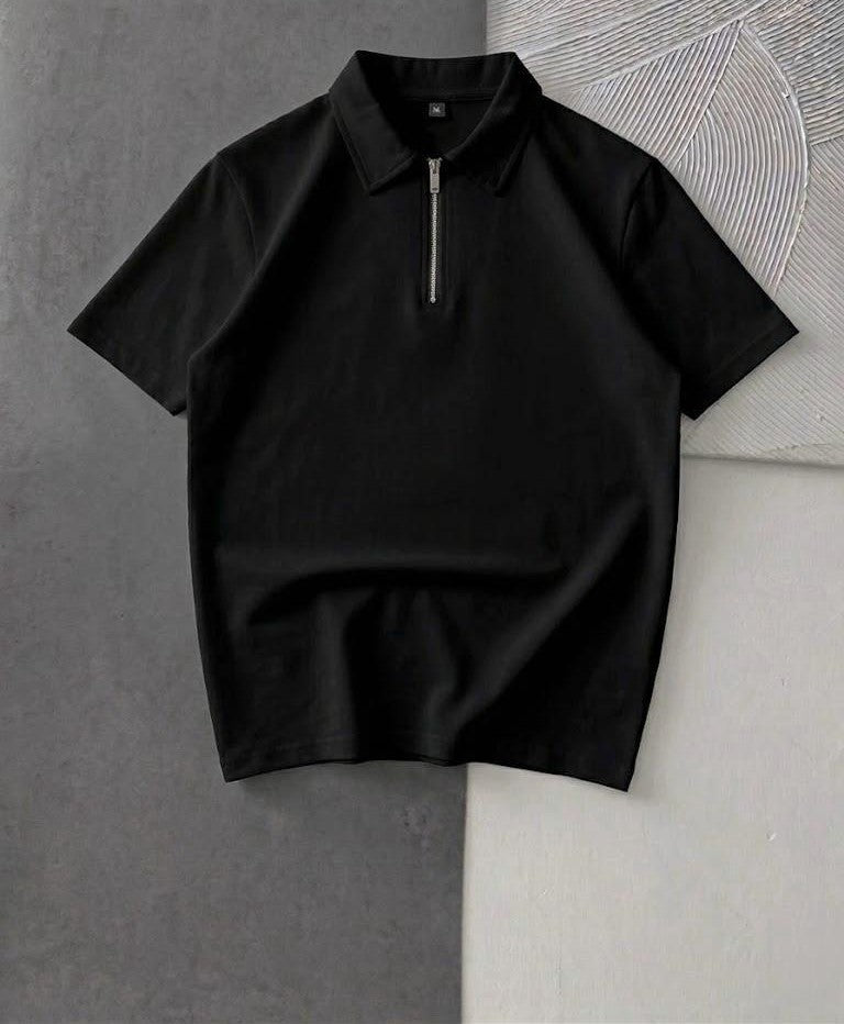 SIMPLE ZIP POLO